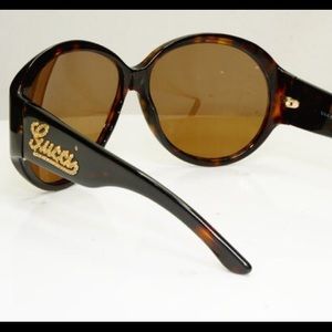 Gucci GG2927 Vintage Sunglasses Brown Crystal